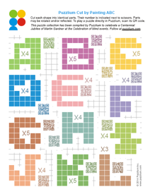 Cut by Painting ABC and Sudoku ABC